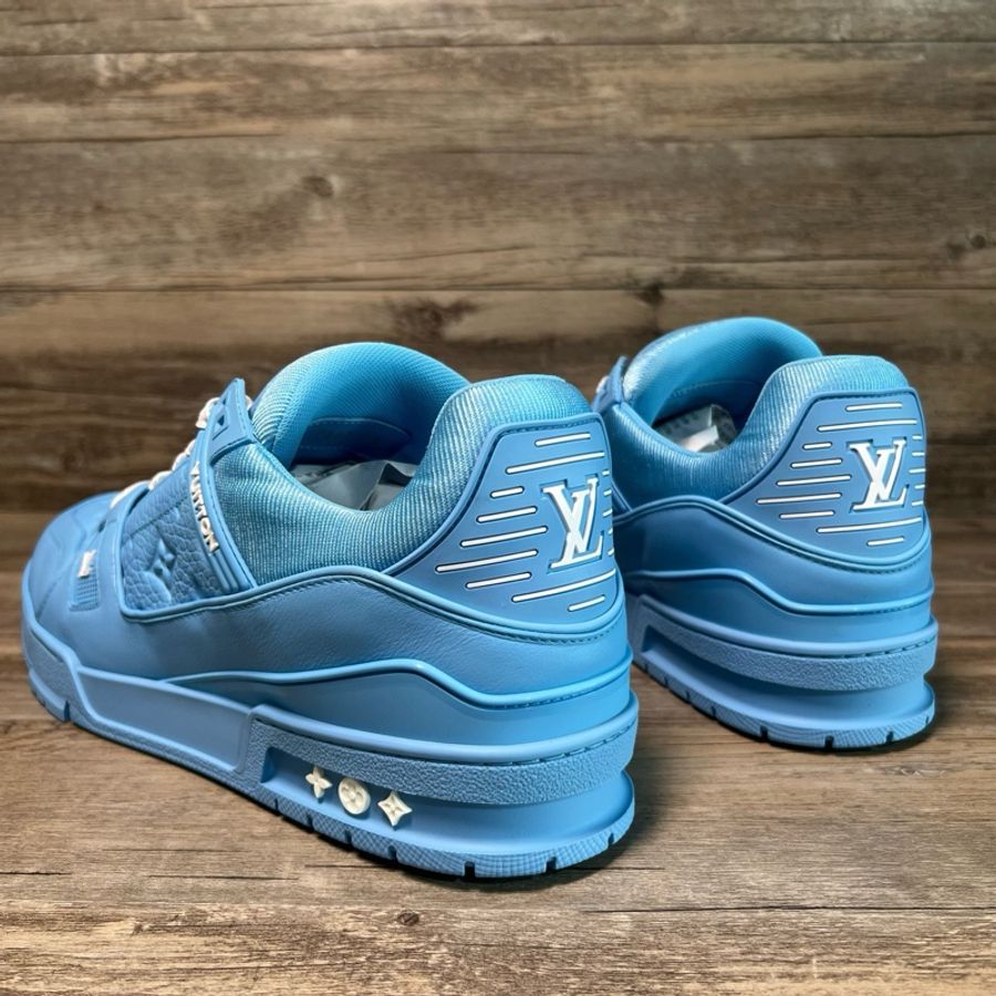 Louis Vuitton路易威登 trainer 白藍 北卡藍 藍色 45碼-3