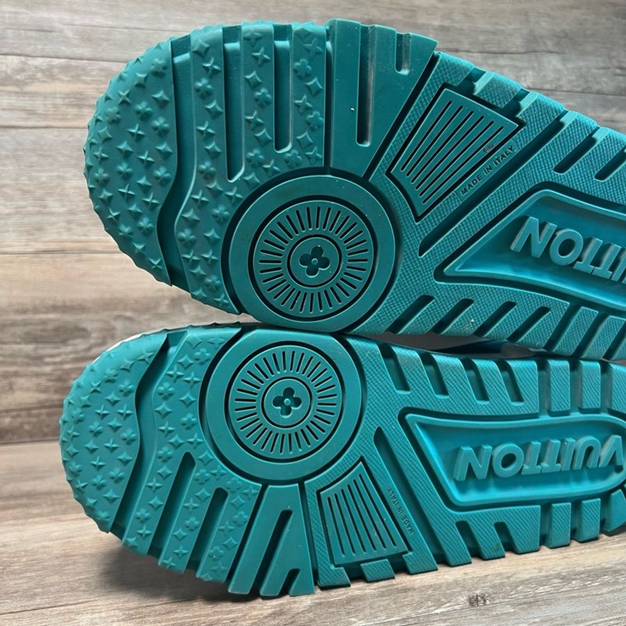 Louis Vuitton路易威登 trainer maxi 胖丁 白綠 43碼-6