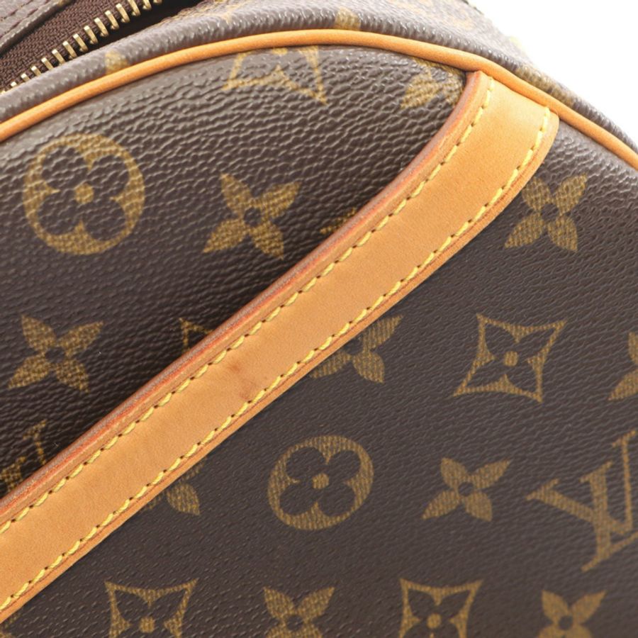 路易威登 Blois Monogram 單肩包 M51221 PVC塗層帆布皮革棕色二手女士-6