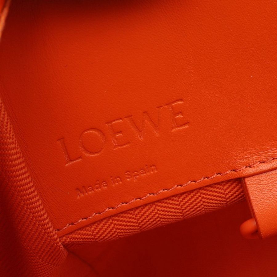 LOEWE HAMMOCK 迷你兩用肩包，橘色，二手，女款-3