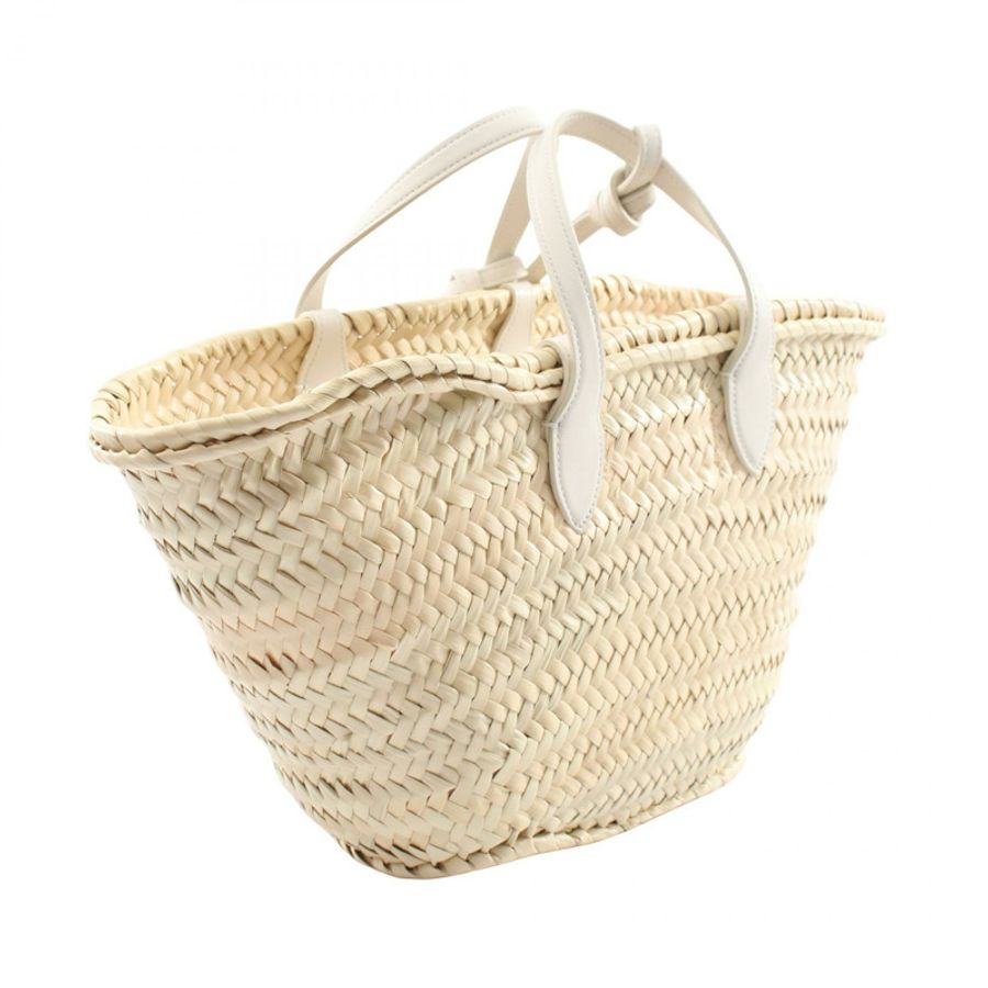 CELINE Teen Triomphe Pannier 2WAY 單肩包 L104F3E9501BC 皮革拉菲草米白色 新款 女士-1