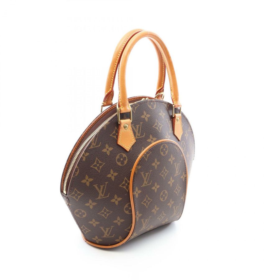 路易威登 Ellipse PM Monogram 手提包 M51127 PVC塗層帆布皮革棕色二手女士-1