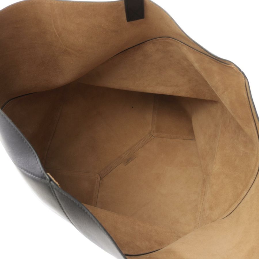 LOEWE Puzzle Fold 大號托特單肩包 B933Q18X011100 黑色皮革 全新 男士-2