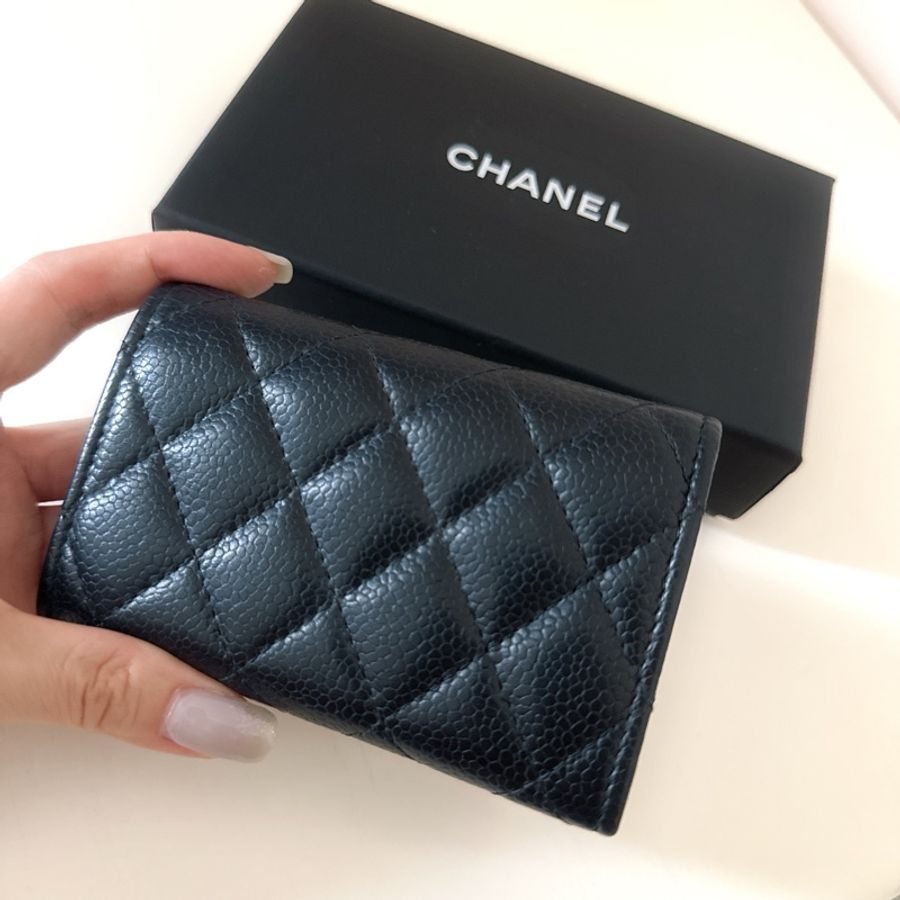Chanel 經典卡包 卡夾 零錢包 耐用牛皮款-1