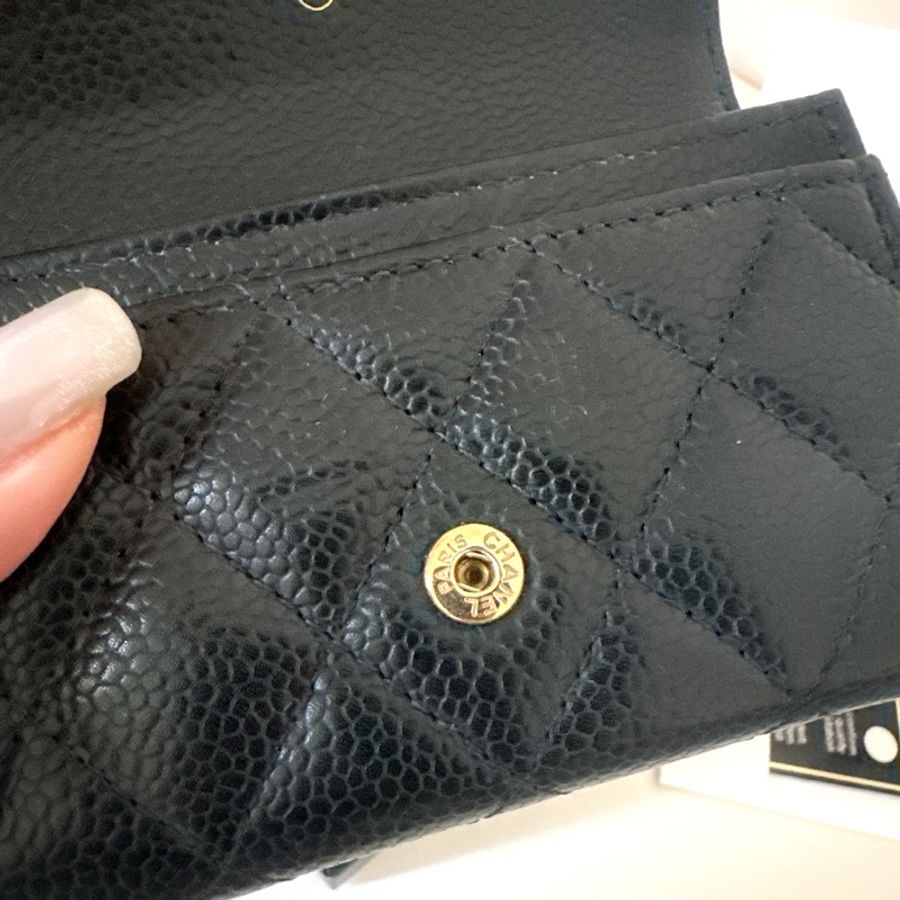 Chanel 經典卡包 卡夾 零錢包 耐用牛皮款-4