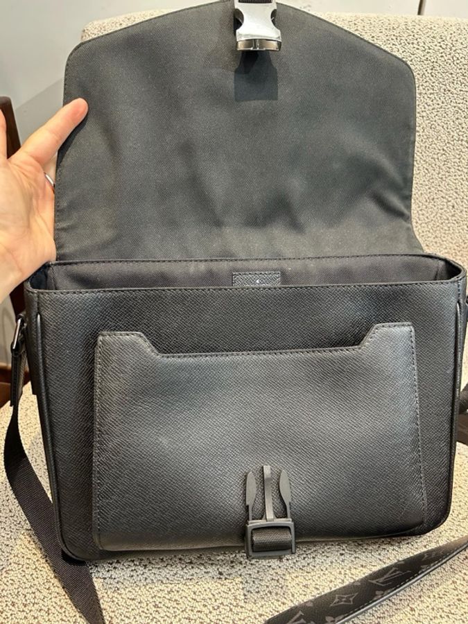 Louis Vuitton 路易威登 男士 斜挎包 郵差包 芯片-7