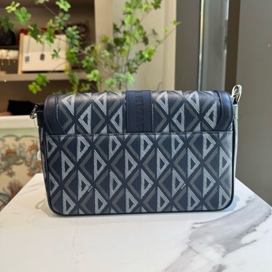 Dior迪奧 Hit The Road翻蓋牛皮單肩斜挎包-4
