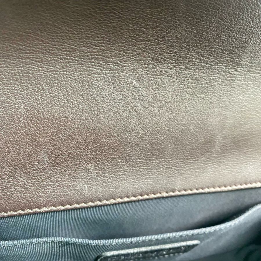 △ CHANEL 香奈兒 Brown Calfskin Boy Ruthenium-Finish Metal No.19 Shoulder Bag 啡色小牛皮鍍釕金屬No.19肩背包-267013474-13