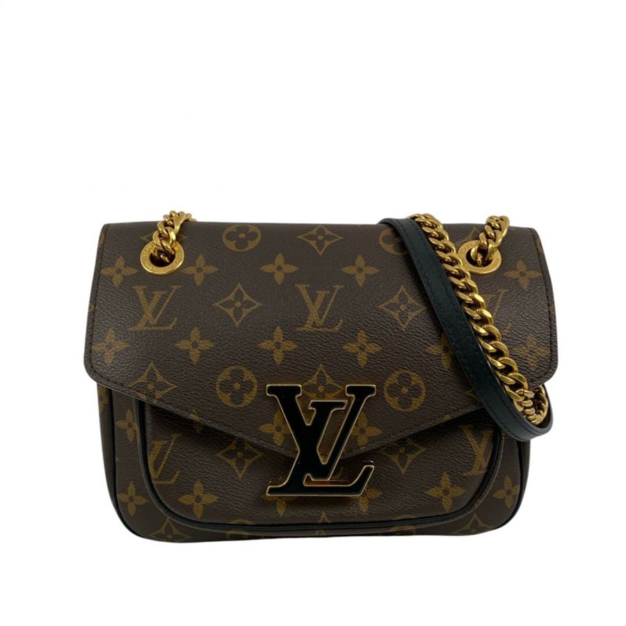 △ LOUIS VUITTON 路易·威登 Brown Coated Canvas Monogram Passy Shoulder Bag 啡色塗層帆布經典老花肩背包 M45592-267013702-1