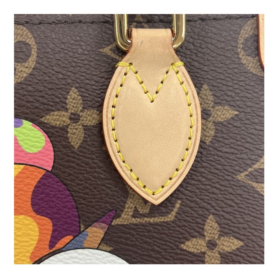 △ LOUIS VUITTON 路易·威登 Brown Coated Canvas Monogram LV x TM OnTheGo BB 2 way bag 啡色塗層帆布經典老花村上隆熊貓兩用袋 M13668-267013933-18