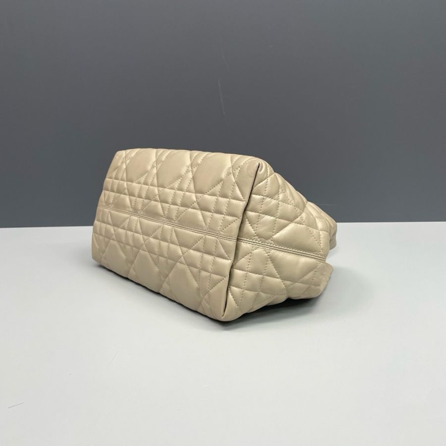 Dior迪奧 奶茶色全皮Toulouse土著中號托特包 98新-2