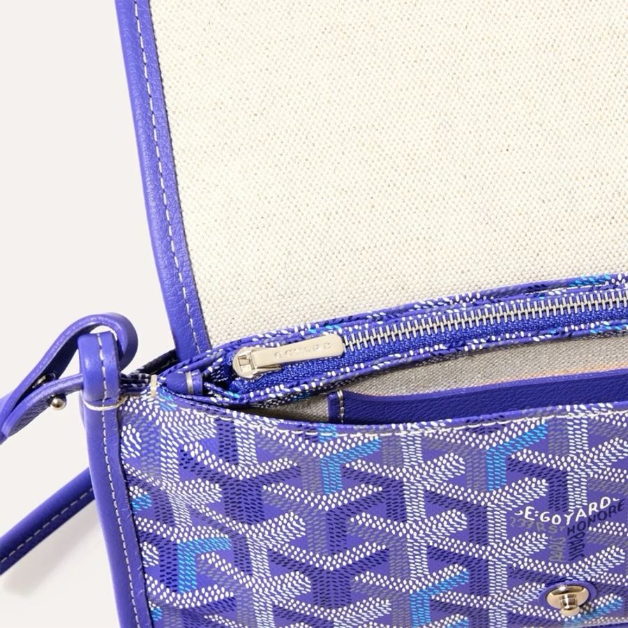 全新限量goyard 藍莓紫 信封包-8