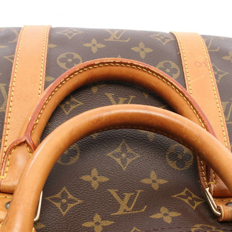路易威登 Keepall 55 單肩手提包 M41424 Monogram 帆布皮革二手-5
