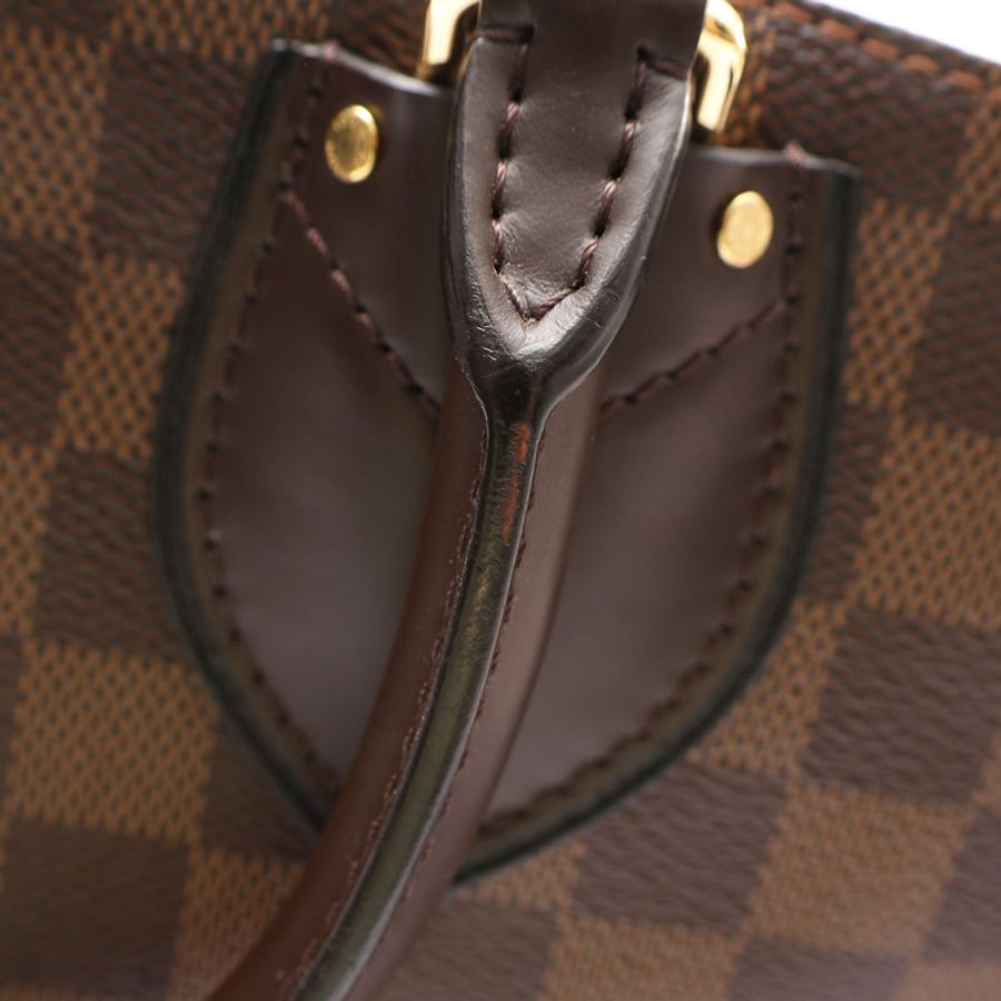 棕/黑色 棋盤格帆布 牛皮 Normandy 兩用包【LOUIS VUITTON LV 路易威登】 N41487-13