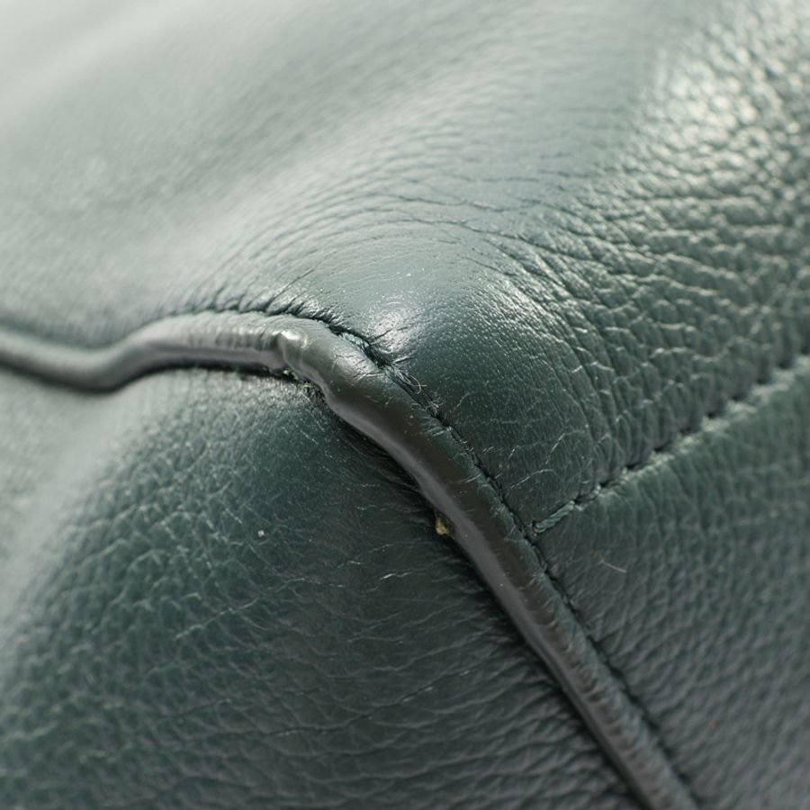 綠色 牛皮 Sangle bucket 肩背包【CELINE 賽琳】 176593AH4-11