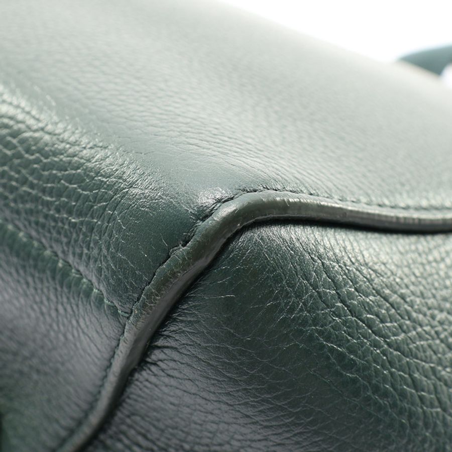 綠色 牛皮 Sangle bucket 肩背包【CELINE 賽琳】 176593AH4-12