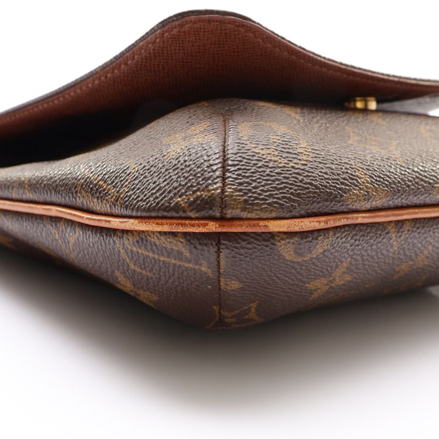 棕色 原花帆布 Musette Salsa 肩背包【LOUIS VUITTON LV 路易威登】 M51387-6