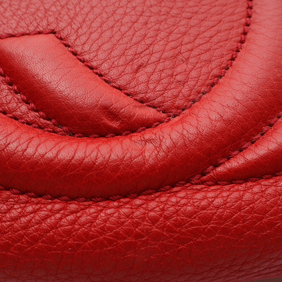 紅色 牛皮 Soho Tote 肩背包【GUCCI 古馳】 308982-8