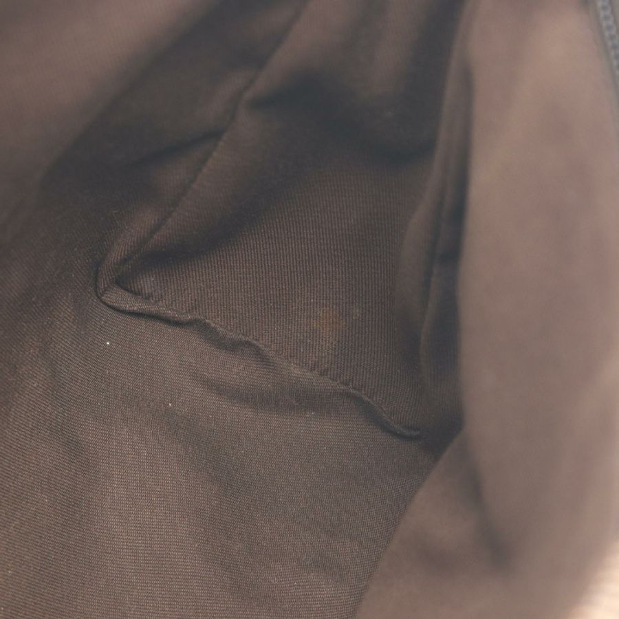 GUCCI GG帆布斜背包 114273 帆布皮革 米色 棕色 二手-7