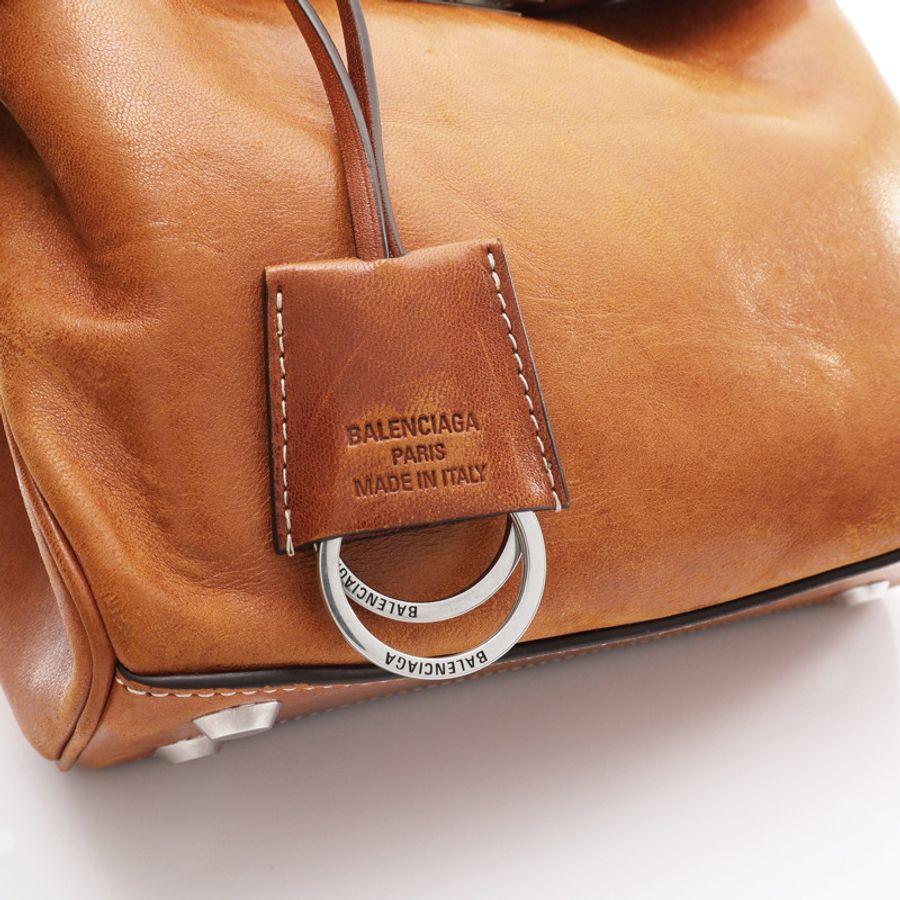 棕色 羊皮 Rodeo Mini 兩用包【Balenciaga 巴黎世家】 795456-6