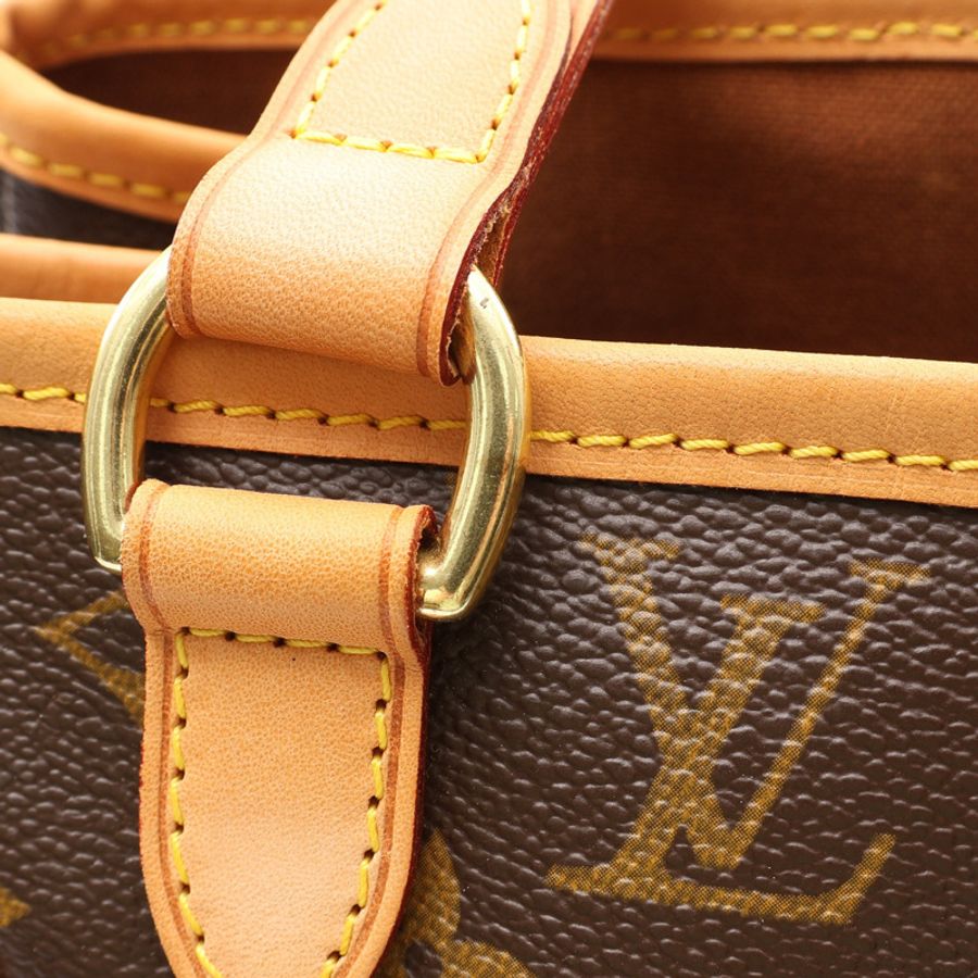 棕色 原花帆布 Batignolles 肩背包【LOUIS VUITTON LV 路易威登】 M51153-9