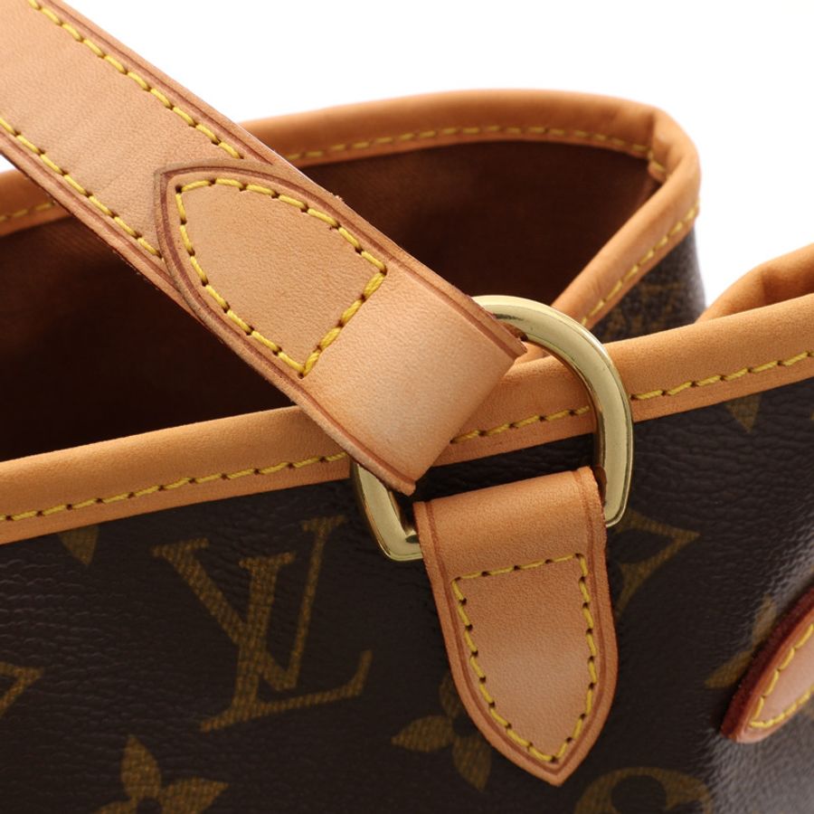 棕色 原花帆布 Batignolles 肩背包【LOUIS VUITTON LV 路易威登】 M51153-11