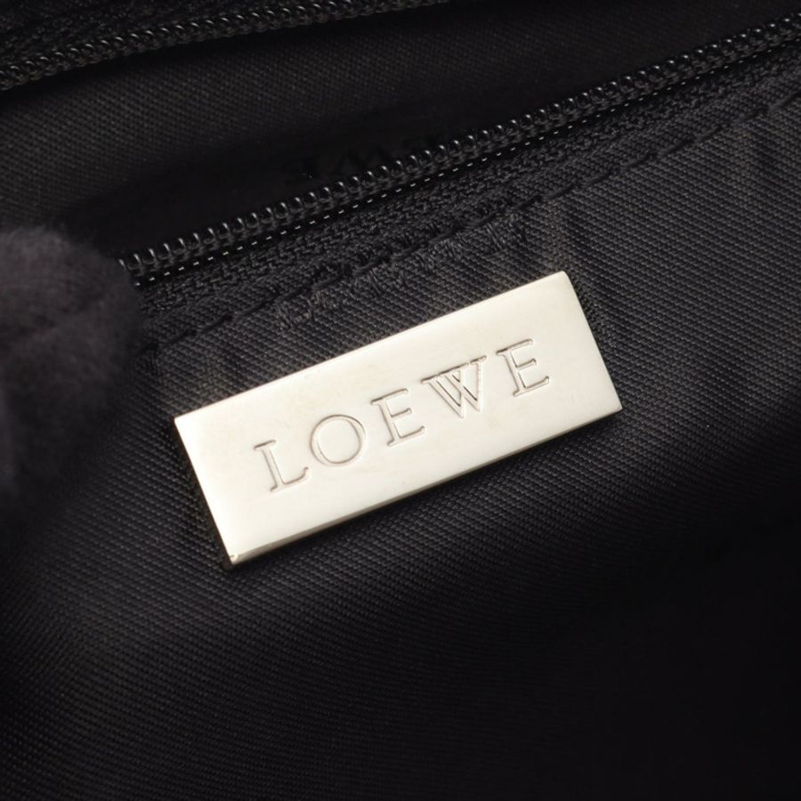 LOEWE Anagram 單肩手提包,金色皮革,二手女款-3