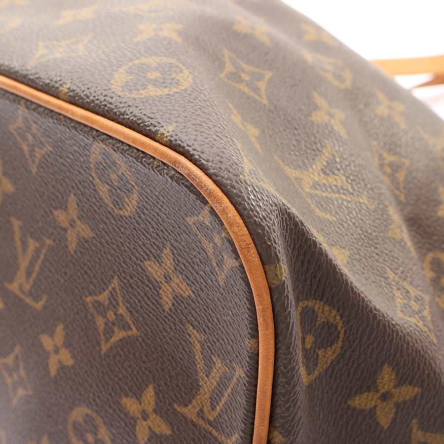 棕色 原花帆布 Palermo PM 手提包 缺背帶【LOUIS VUITTON LV 路易威登】 M40145-6