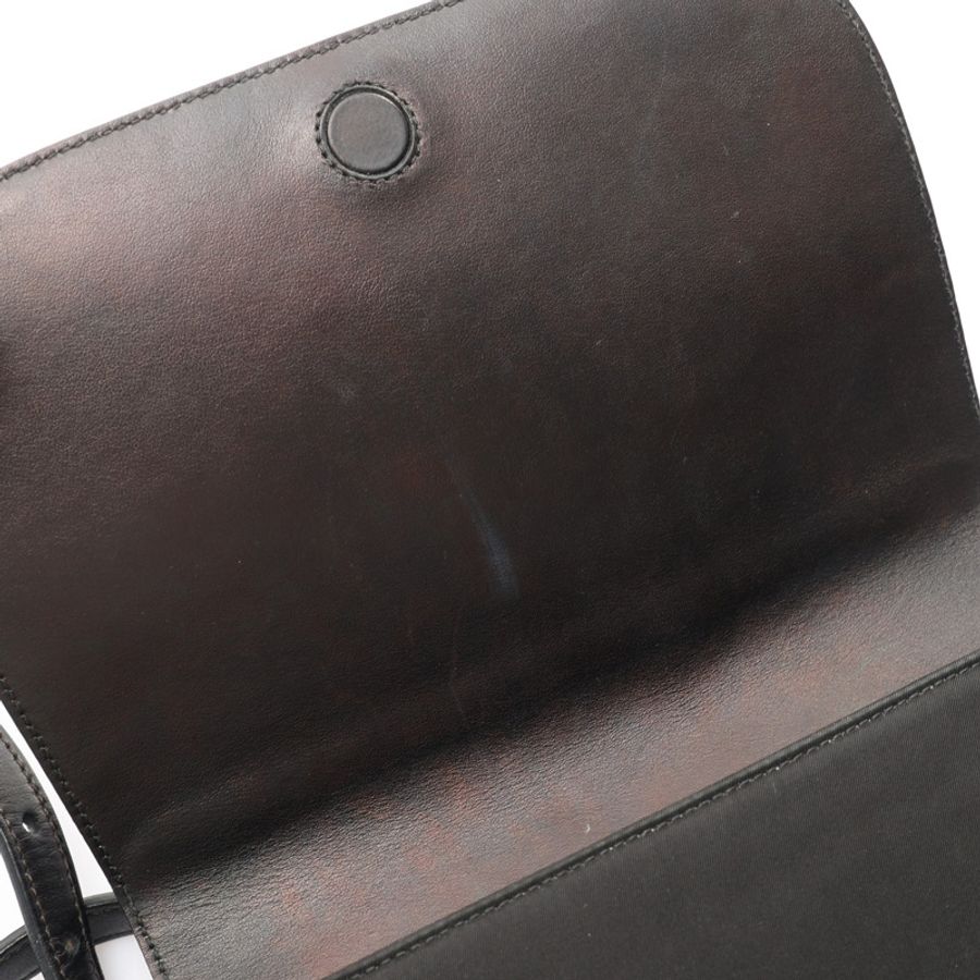 黑色 尼龍 牛皮 肩背包【PRADA 普拉達】 1BD258-12