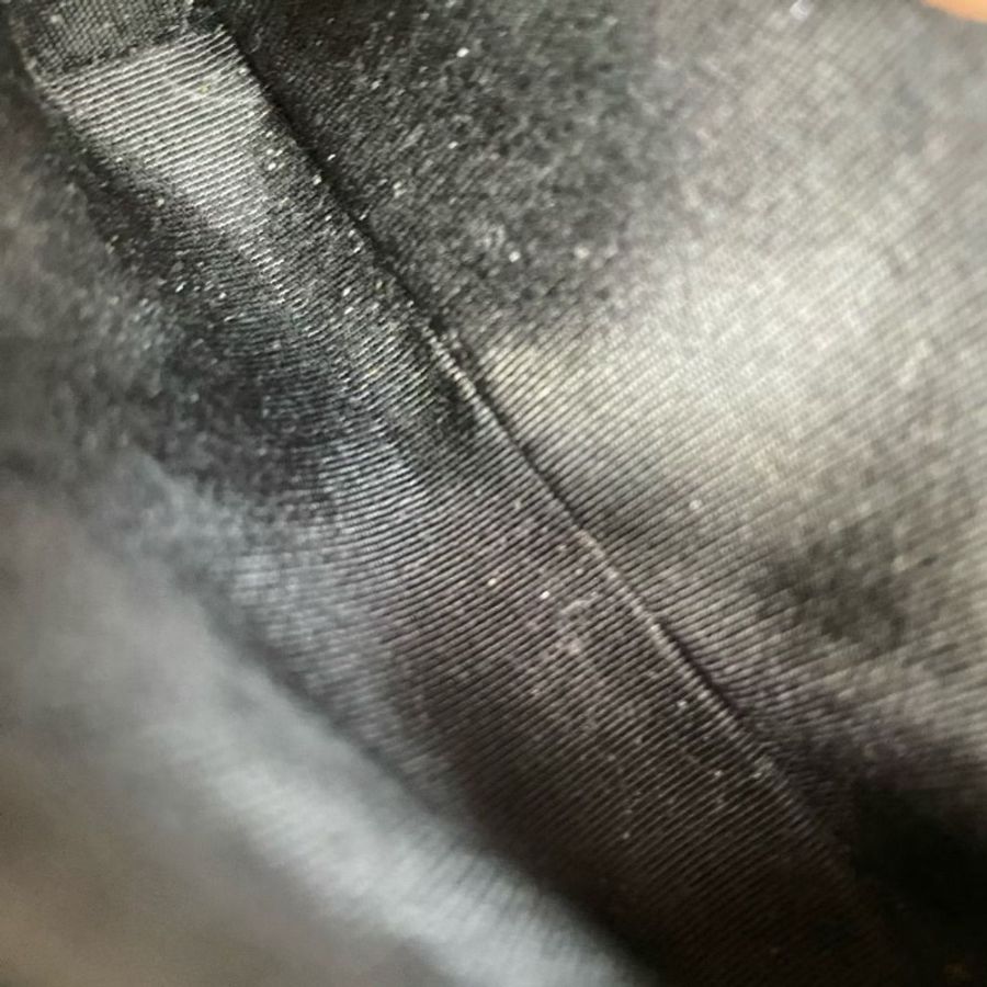 Chanel 黑金珍珠鏈條包 荔枝皮 10*8*2 9新 配件塵袋-8