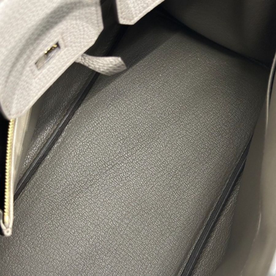 HERMES Birkin 25 - Etain 8F 錫器灰金 D-8