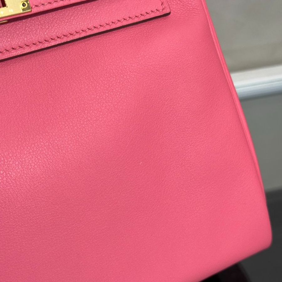 HERMES Kelly 25 - Rose Lipstick U5 唇膏粉金 D-6