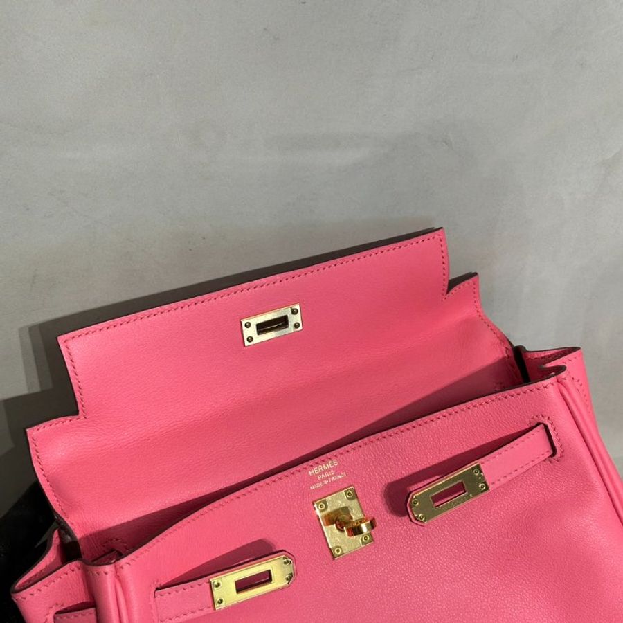 HERMES Kelly 25 - Rose Lipstick U5 唇膏粉金 D-14