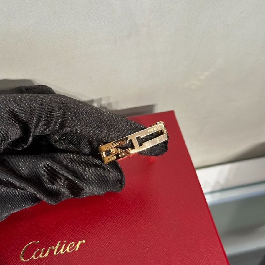 Cartier Tank Americaine 18K玫瑰金鑽石腕錶 - Mini-6