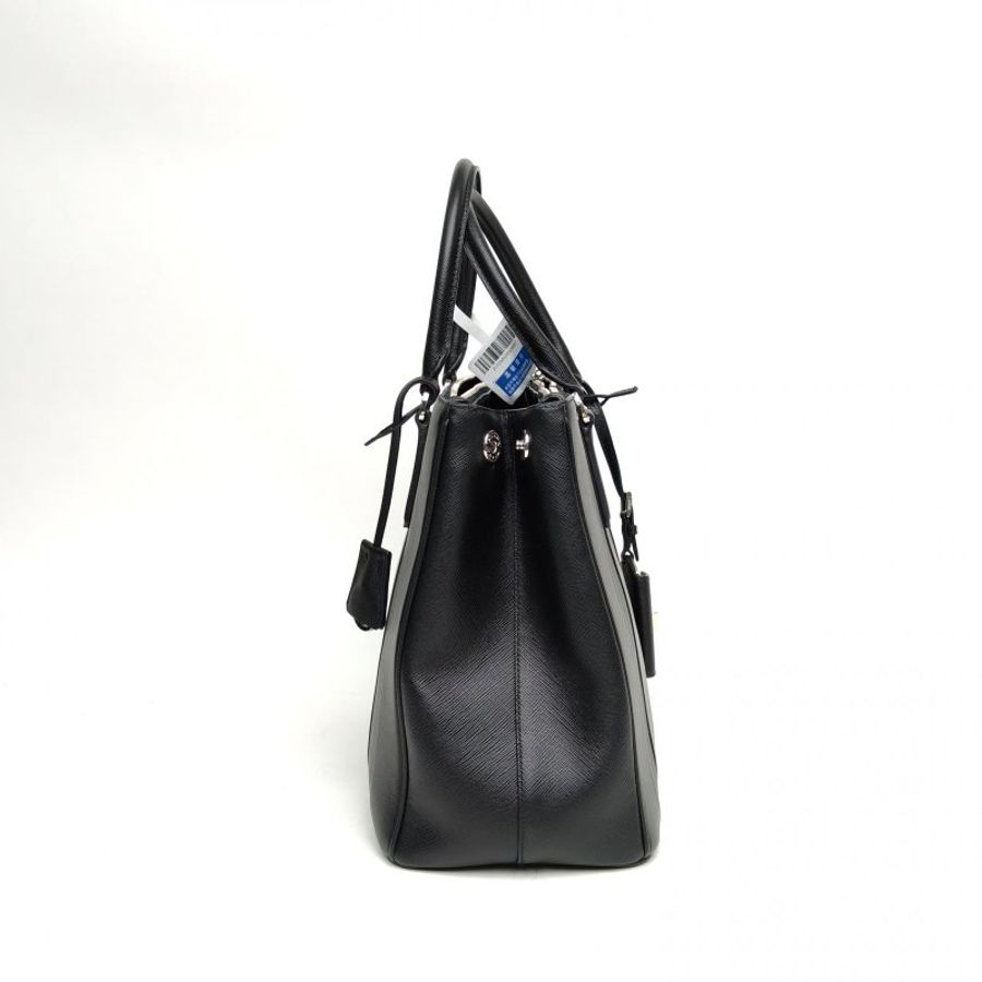 PRADA 殺手包大號黑色牛皮肩背包-3