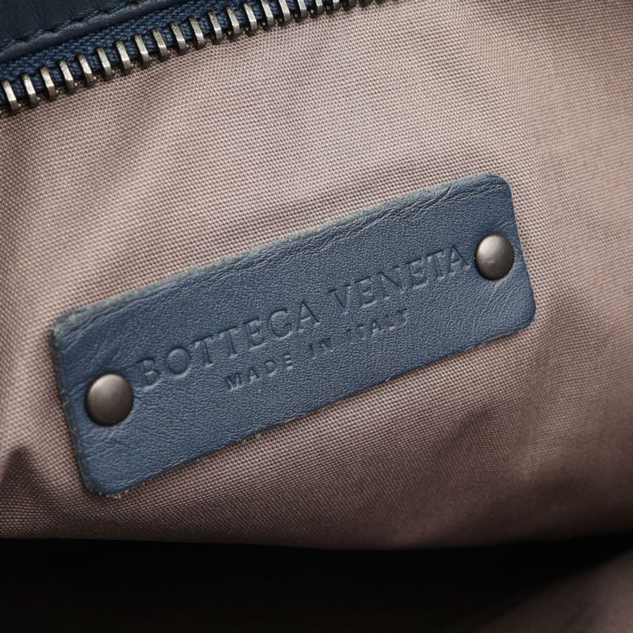 BOTTEGA VENETA Intrecciato 編織斜背單肩包，綠色皮革，二手女款-3