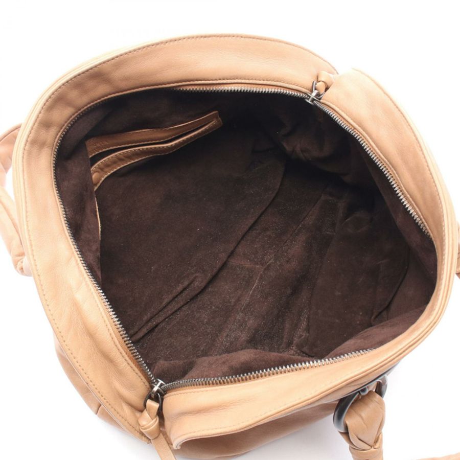 BOTTEGA VENETA 棕色皮革單肩包（二手）女士-2