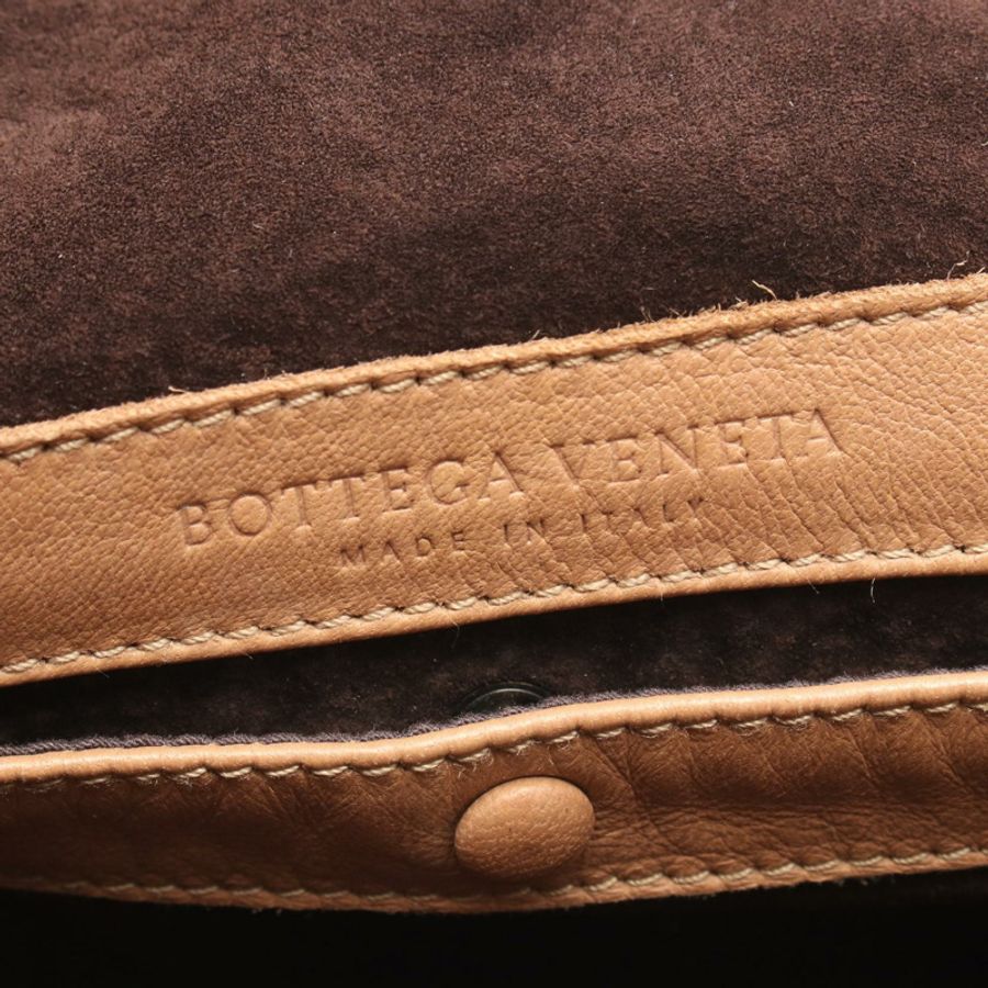BOTTEGA VENETA 棕色皮革單肩包（二手）女士-3