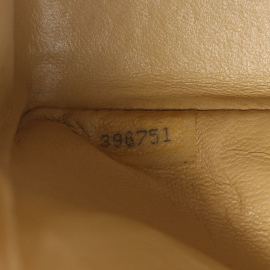 香奈兒 (CHANEL) Matelasse W 翻蓋鏈條肩背包,羊皮,米色,二手,女士,金色五金,CC-4