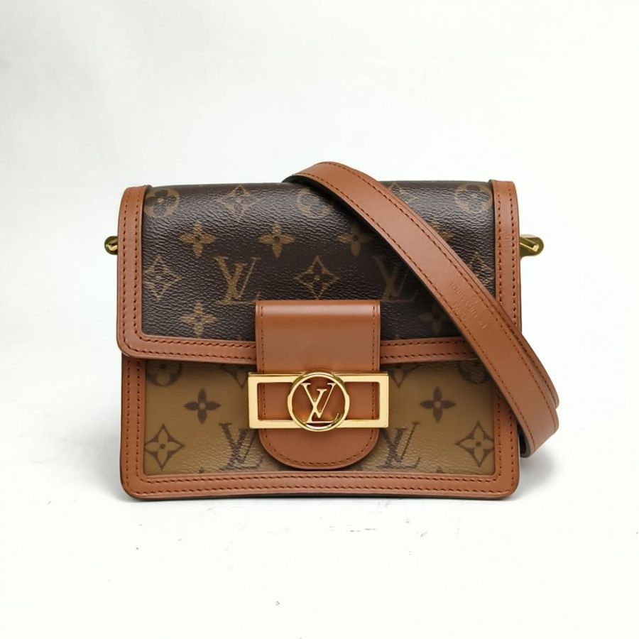 LOUIS VUITTON Dauphine達芙妮Mini20老花PVC2020肩背包-0