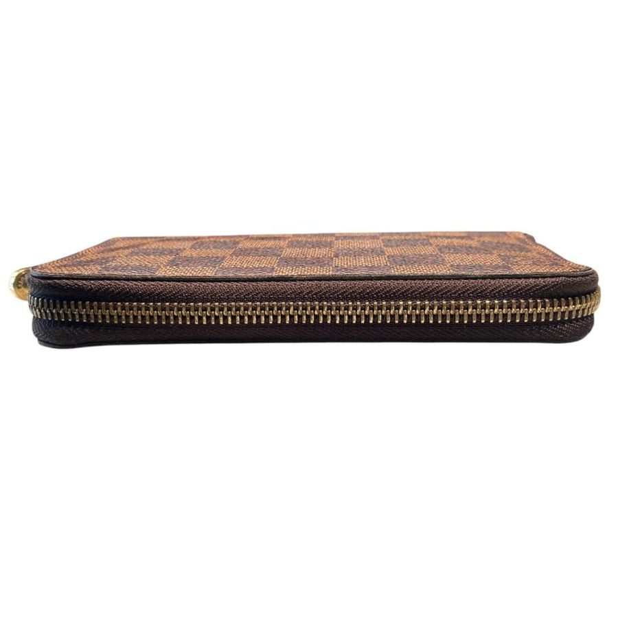 LOUIS VUITTON 路易威登 ZIPPY COMPACT WALLET N60028 棕色 帆布 金釦-5