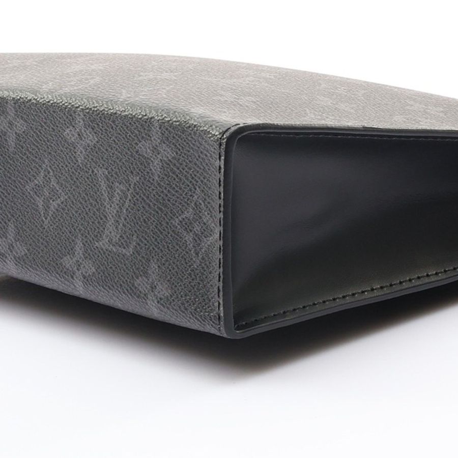 灰色 原花 帆布 Pochette Voyage MM 手拿包【LOUIS VUITTON LV 路易威登】 M61692-9