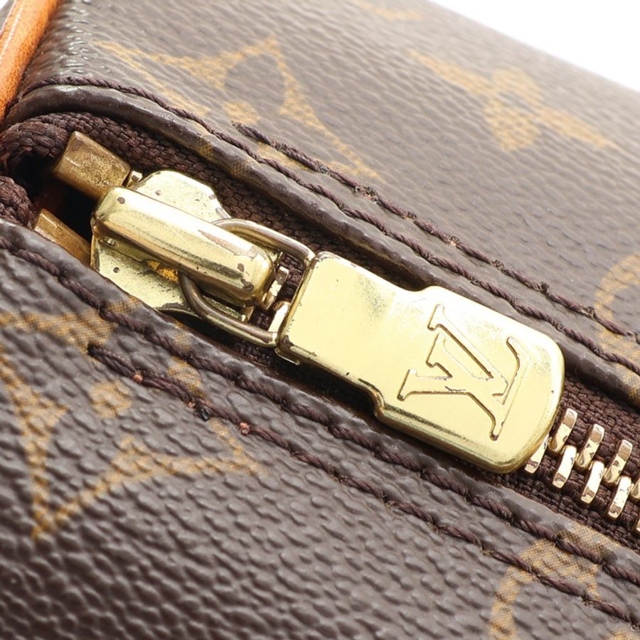 棕色 原花帆布 Papillon 26 手提包【LOUIS VUITTON LV 路易威登】 M51386-5