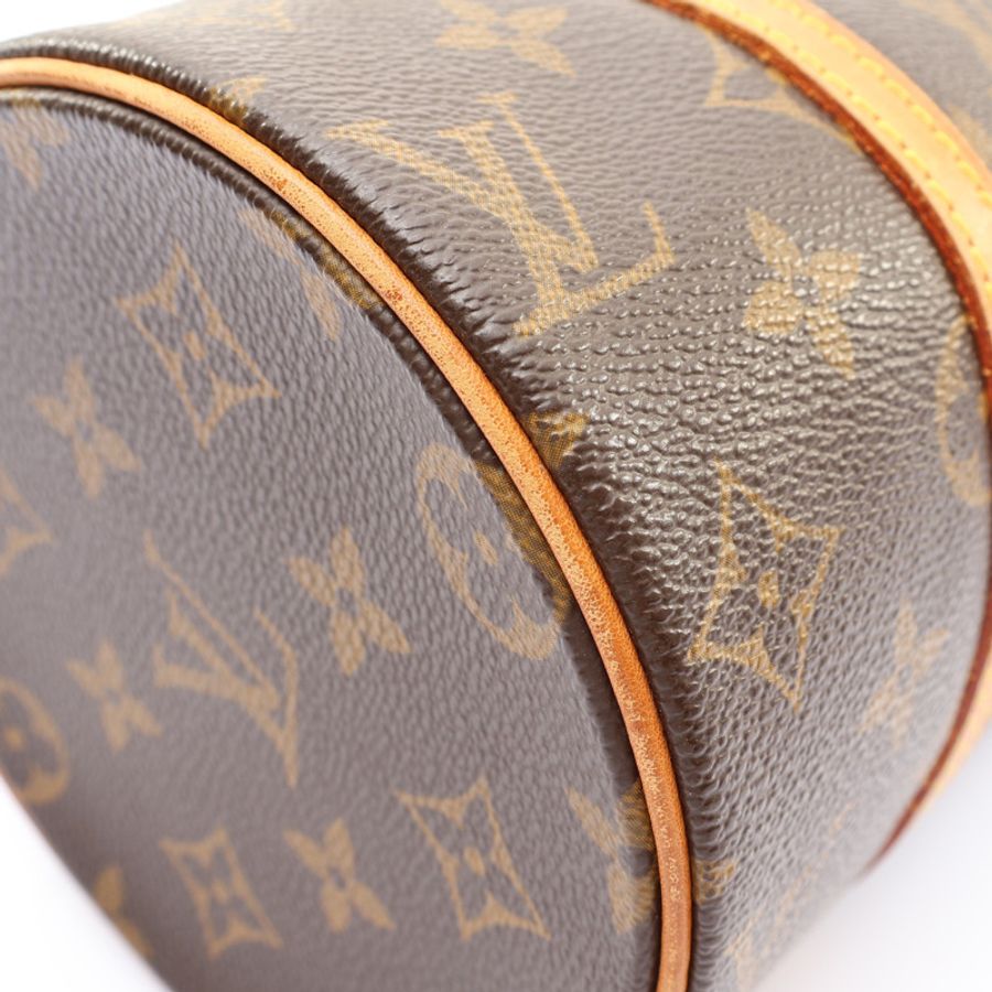 棕色 原花帆布 Papillon 26 手提包【LOUIS VUITTON LV 路易威登】 M51386-8