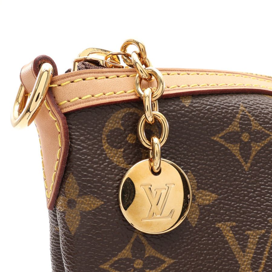 棕色 原花帆布 Palermo PM 兩用包【LOUIS VUITTON LV 路易威登】 M40145-7