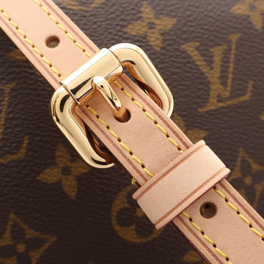 棕色 原花帆布 Palermo PM 兩用包【LOUIS VUITTON LV 路易威登】 M40145-15