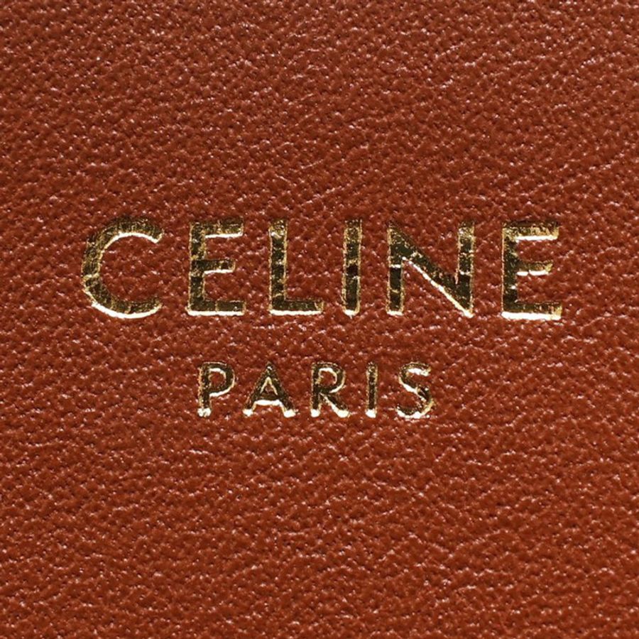棕色 牛皮 Cuir Triomphe Folco 肩背包【CELINE 賽琳】 198263DU3-3