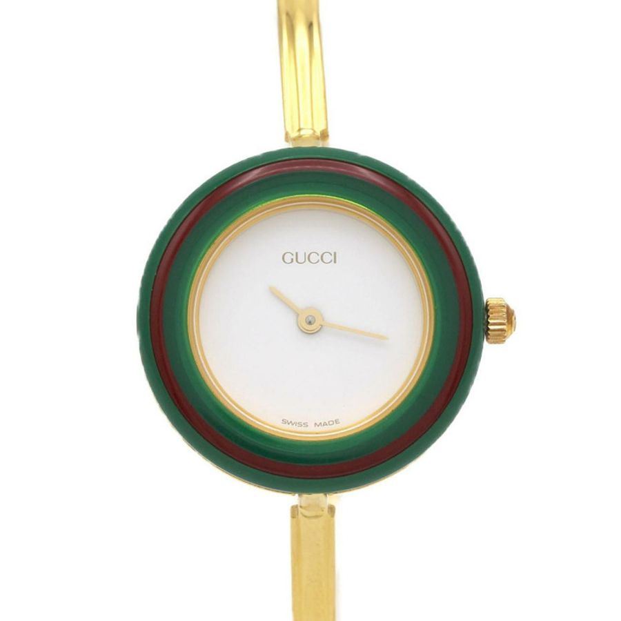 Gucci Change Ring GP 中型 11 12.2 石英錶-0