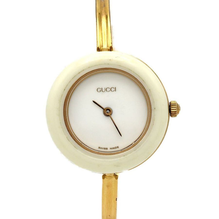 Gucci Change Ring GP S 11 12.2 石英錶-0