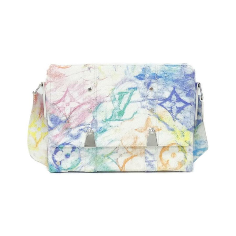 路易威登 Monogram Pastel Colors Trunk Messenger PM M45661 肩背包-0